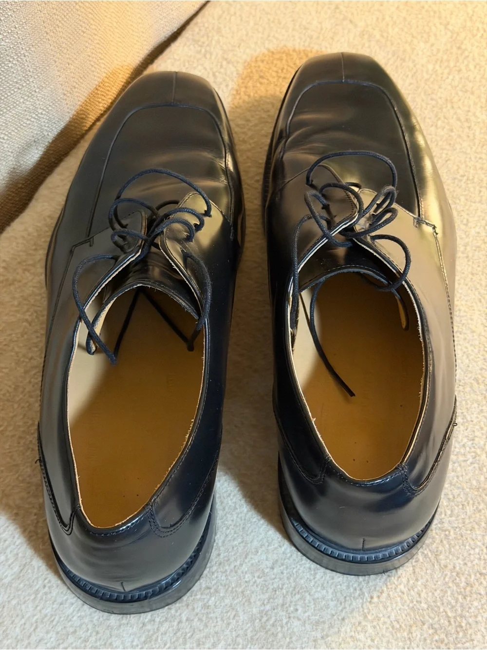 Rockport Black Leather Derby Dress Shoes